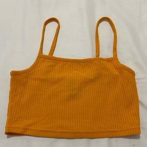 Ribbed Cropped Tank Top New